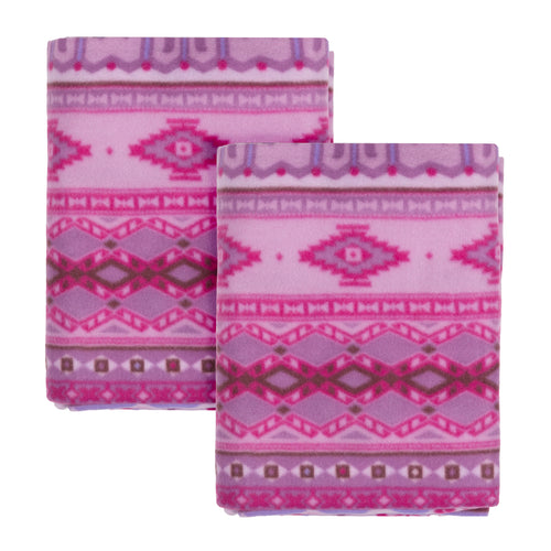  Throws - Aztec 2 Pack Throw Purple Riva Home