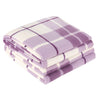  Throws - Check Fleece 2 Pack Throw Lilac Riva Home