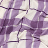  Throws - Check Fleece 2 Pack Throw Lilac Riva Home