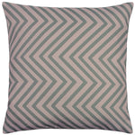 Geometric Pink Cushions - Zig Zag  Cushion Cover Blush/Grey Furn
