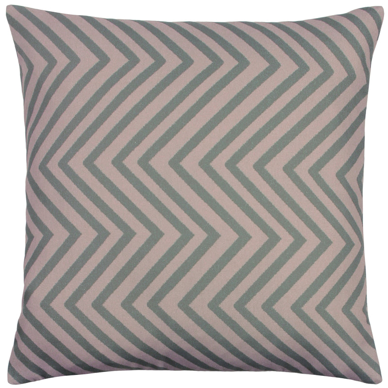 Geometric Pink Cushions - Zig Zag  Cushion Cover Blush/Grey Furn