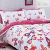 Animal Purple Bedding - Butterfly  Duvet Cover Set Lavender/Pink Riva Home