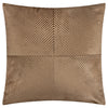 Geometric Brown Cushions - Infinity Diamond Ribbed Cushion Cover Mocha Paoletti