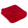  Throws - Sherpa Fleece  Throw Red Riva Home