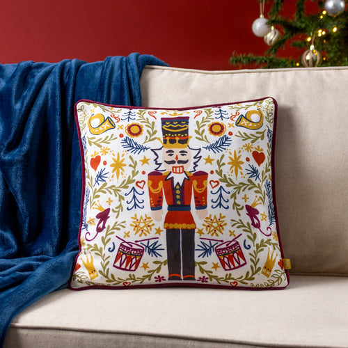  Multi Cushions - Nutcracker Christmas Cushion Cover Multicolour furn.