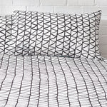 Style Lab Arizona Duvet Cover Set in White/Black