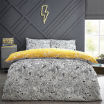 Style Lab Doodles Duvet Cover Set in White/Black