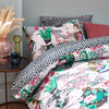 furn. Ishiko Floral Duvet Cover Set in White