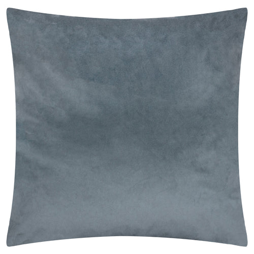 Plain Blue Cushions - Opulence Soft Velvet Cushion Cover Petrol Evans Lichfield