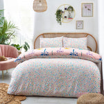 Style Lab Palmtropolis Duvet Cover Set in Pink