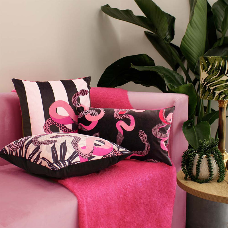  Cushions - Serpentine  Cushion Cover Jet Furn