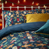 furn. Yuletide Treats Pyjama Fleece Christmas Duvet Cover Set in Navy