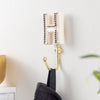  Accessories - Alphabet H Set of 1 Wall Hooks Ivory/Black Heya Home