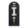  Accessories - Alphabet I Set of 1 Wall Hooks Ivory/Black Heya Home