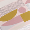 Abstract Pink Cushions - Barcelona Art Deco Feather Filled Cushion Blush Paoletti