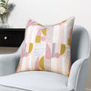 Abstract Pink Cushions - Barcelona Art Deco Cushion Cover Blush Paoletti