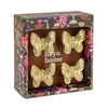  Accessories - Butterfly Set of 4 Drawer Knobs Antique Gold Wylder