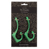  Accessories - Distressed Set of 2 Wall Hooks Green The Foundry