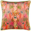 Animal Multi Cushions - Exotic Canopy Illustrated Cushion Cover Coral Pink Kate Merritt