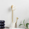  Accessories - Gold Lines Set of 2 Wall Hooks White/Gold HÖEM