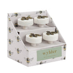  Accessories - Marble Bee Set of 4 Drawer Knobs White Wylder