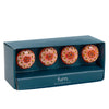  Accessories - Round Dot Set of 4 Drawer Knobs Orange furn.