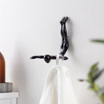  Accessories - Simgle Man Set of 1 Wall Hooks Black HÖEM