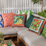 Floral Multi Cushions - Anemone Bananas Printed Outdoor Cushion Cover Multi furn.