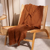 Yard Abel Waffle Throw in Pecan