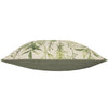 Floral Green Cushions - Aberduna Printed Piped Feather Filled Cushion Linen Voyage Maison