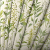 Floral Green Fabric - Aberduna Printed Cotton Fabric (By The Metre) Linen Voyage Maison