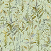 Floral Green Wallpaper - Aberduna  1.4m Wide Width Wallpaper (By The Metre) Sage Voyage Maison