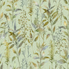 Floral Green Wallpaper - Aberduna  1.4m Wide Width Wallpaper (By The Metre) Sage Voyage Maison