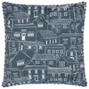  Cushions - Abersoch Town Outdoor Cushion Cover Sail Blue Wylder