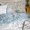  Bedding - Abersoch Town  Duvet Cover Set Sea Blue Wylder
