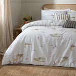  Bedding - Abersoch Shore  Duvet Cover Set Sky Blue Wylder