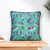 Wylder Abyss Fish Repeat Cushion Cover in Teal