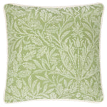 Floral Green Cushions - Acorn Tonal Jacquard Cushion Cover Sage Morris & Co