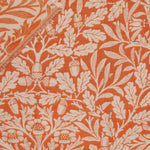 Floral Orange Throws - Acorn Tonal Jacquard Throw Brick Morris & Co