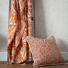 Floral Orange Throws - Acorn Tonal Jacquard Throw Brick Morris & Co