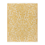 Floral Yellow Throws - Acorn Tonal Jacquard Throw Gold Morris & Co