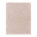 Floral Beige Throws - Acorn Tonal Jacquard Throw Linen Morris & Co