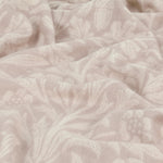 Floral Beige Throws - Acorn Tonal Jacquard Throw Linen Morris & Co