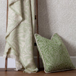 Floral Green Throws - Acorn Tonal Jacquard Throw Sage Morris & Co