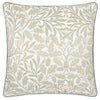 Floral Beige Cushions - Acorn Multi Jacquard Cushion Cover Stone/Sage Morris & Co