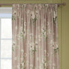 Floral Pink Curtains - Adele Floral Chenille Pencil Pleat Curtains Rose Sanderson