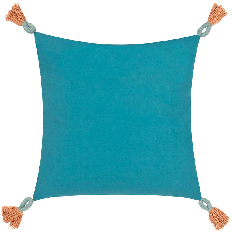 Wylder Adeline Square Cushion Cover in Blue