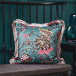 Voyage Maison Adhira Printed Cushion Cover in Teal