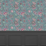 Voyage Maison Adhira 1.4m Wide Width Wallpaper in Onyx