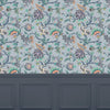 Voyage Maison Adhira 1.4m Wide Width Wallpaper in Sapphire